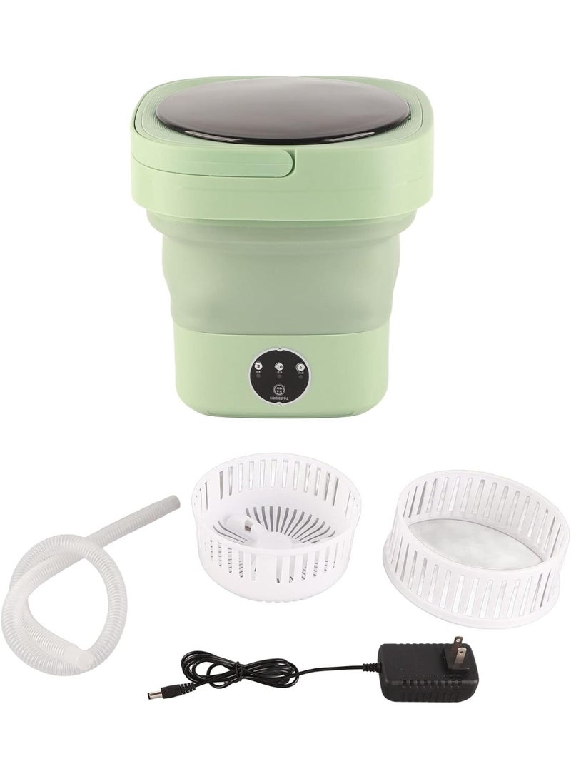 Portable Foldable Mini Washing Machine - 11L Large Capacity Small Laundry Machine with 3 Deep Cleaning Modes - Collapsible Washer for Underwear, Baby Clothes, Socks & Travel - Compact Design with Drain Basket - Image 4